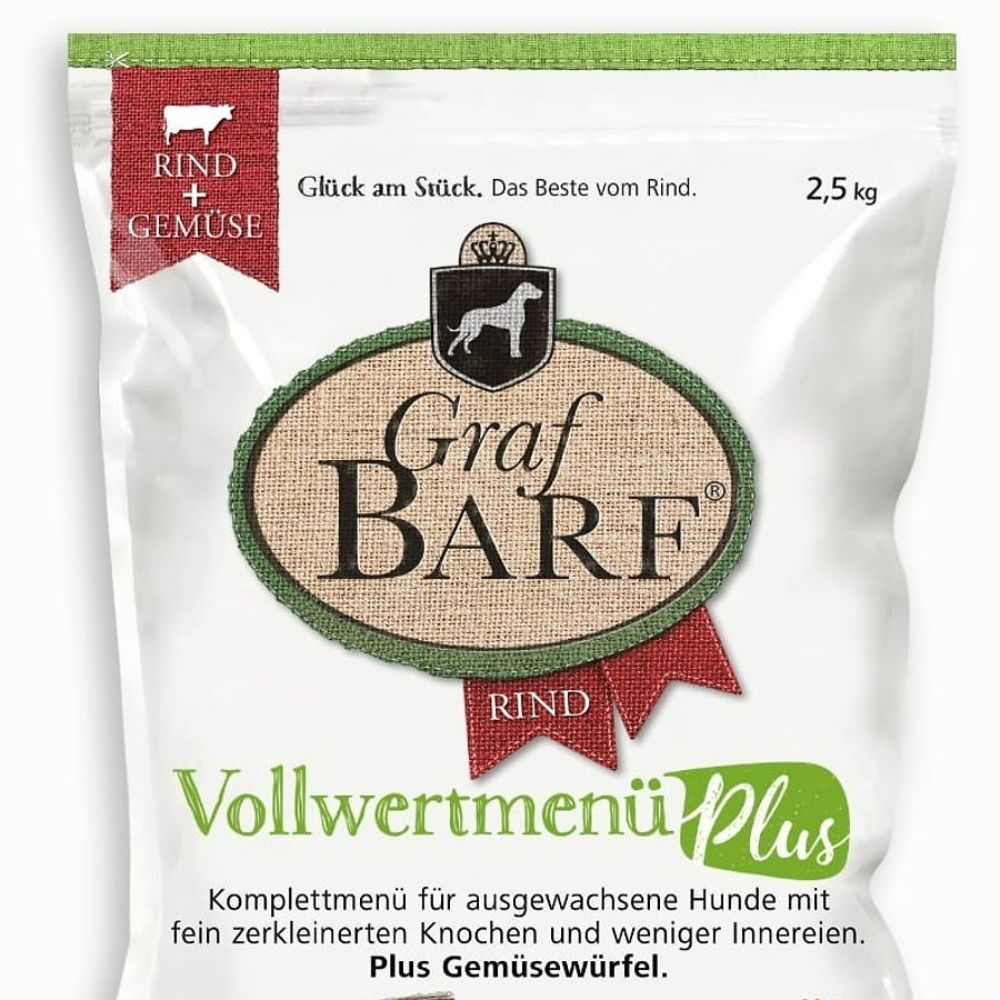 Graf Barf Vollwertmenü Plus Rind