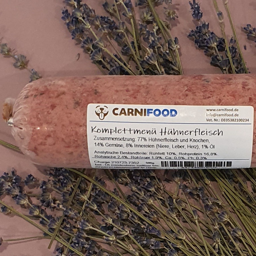Komplettmenü Huhn 500 g