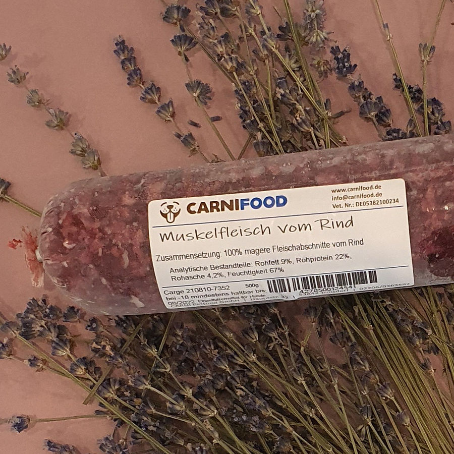 Muskelfleisch Rind 500 g